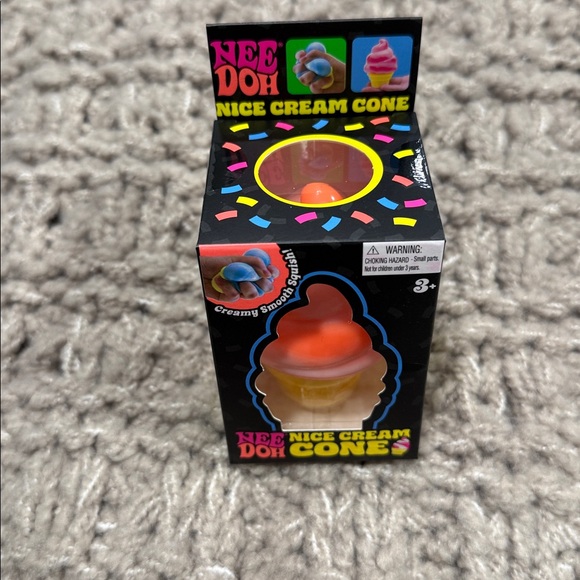 Nee Doh Orange Nice Cream Cone - Picture 2 of 4